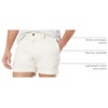 Amazon Essentials Men’s Slim-Fit 5″ Lightweight Comfort Stretch Oxford Cotton Shorts(Cream)