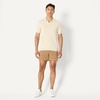 Amazon Essentials Men’s Slim-Fit 5″ Lightweight Comfort Stretch Oxford Cotton Shorts(Dark Khaki Brown)