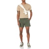 Amazon Essentials Men’s Slim-Fit 5″ Lightweight Comfort Stretch Oxford Cotton Shorts(Deep Depth/Olive)