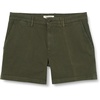 Amazon Essentials Men’s Slim-Fit 5″ Lightweight Comfort Stretch Oxford Cotton Shorts(Deep Depth/Olive)