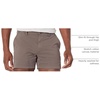 Amazon Essentials Men’s Slim-Fit 5″ Lightweight Comfort Stretch Oxford Cotton Shorts(Grey)