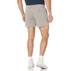 Amazon Essentials Men’s Slim-Fit 5″ Lightweight Comfort Stretch Oxford Cotton Shorts(Light Grey)