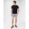 Amazon Essentials Men’s Slim-Fit 5″ Lightweight Comfort Stretch Oxford Cotton Shorts(Metallic Silver)