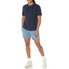 Amazon Essentials Men’s Slim-Fit 5″ Lightweight Comfort Stretch Oxford Cotton Shorts(Moonlight Blue)