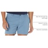 Amazon Essentials Men’s Slim-Fit 5″ Lightweight Comfort Stretch Oxford Cotton Shorts(Moonlight Blue)