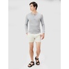 Amazon Essentials Men’s Slim-Fit 5″ Lightweight Comfort Stretch Oxford Cotton Shorts(Off-white)