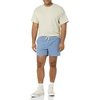 Amazon Essentials Men’s Slim-Fit 5″ Pull-on Comfort Stretch Canvas Shorts(Light Blue)