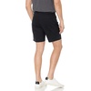 Amazon Essentials Men’s Slim-Fit 7″ Inseam Stretch 5-Pocket Shorts with Tapered Leg(Black)