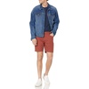 Amazon Essentials Men’s Slim-Fit 7″ Inseam Stretch 5-Pocket Shorts with Tapered Leg(Chestnut Brown)