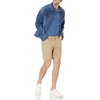 Amazon Essentials Men’s Slim-Fit 7″ Inseam Stretch 5-Pocket Shorts with Tapered Leg(Khaki)