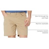 Amazon Essentials Men’s Slim-Fit 7″ Inseam Stretch 5-Pocket Shorts with Tapered Leg(Khaki)