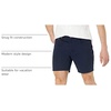Amazon Essentials Men’s Slim-Fit 7″ Inseam Stretch 5-Pocket Shorts with Tapered Leg(Midnight Blue)