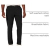 Amazon Essentials Men’s Slim-Fit All-Day Stretch Casual Chino Pant(Black)