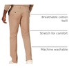 Amazon Essentials Men’s Slim-Fit All-Day Stretch Casual Chino Pant(Dark Khaki)