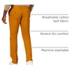 Amazon Essentials Men’s Slim-Fit All-Day Stretch Casual Chino Pant(Nutmeg)