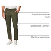 Amazon Essentials Men’s Slim-Fit All-Day Stretch Casual Chino Pant(Olive)