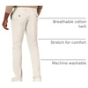 Amazon Essentials Men’s Slim-Fit All-Day Stretch Casual Chino Pant(Stone)