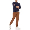 Amazon Essentials Men’s Slim-Fit Cotton Joggers, Breathable(Dark Khaki)