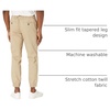 Amazon Essentials Men’s Slim-Fit Cotton Joggers, Breathable(Khaki Brown)