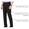 Amazon Essentials Men’s Slim-Fit Flat-Front Dress Pant(Black)