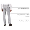 Amazon Essentials Men’s Slim-Fit Flat-Front Dress Pant(Light Grey)