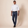 Amazon Essentials Men’s Slim-Fit Flat-Front Dress Pant(Navy)