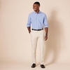 Amazon Essentials Men’s Slim-Fit Flat-Front Dress Pant(Stone)