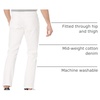 Amazon Essentials Men’s Slim-Fit Jeans – Discontinued Colors(Bright White)
