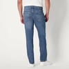 Amazon Essentials Men’s Slim-Fit Jeans with Tapered Leg, 5-Pocket Styling, Zip Fly(Stone Medium Wash)