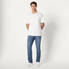 Amazon Essentials Men’s Slim-Fit Jeans with Tapered Leg, 5-Pocket Styling, Zip Fly(Stone Medium Wash)