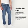 Amazon Essentials Men’s Slim-Fit Jeans with Tapered Leg, 5-Pocket Styling, Zip Fly(Stone Medium Wash)