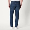 Amazon Essentials Men’s Slim-Fit Jeans with Tapered Leg, 5-Pocket Styling, Zip Fly(Tinted Dark Wash)