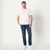 Amazon Essentials Men’s Slim-Fit Jeans with Tapered Leg, 5-Pocket Styling, Zip Fly(Tinted Dark Wash)