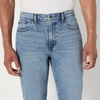 Amazon Essentials Men’s Slim-Fit Jeans with Tapered Leg, 5-Pocket Styling, Zip Fly(Tinted Light Wash)