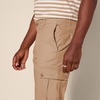 Amazon Essentials Men’s Slim-Fit Stretch Cargo Pants with Tapered Leg(Dark Khaki Brown)