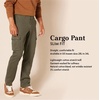 Amazon Essentials Men’s Slim-Fit Stretch Cargo Pants with Tapered Leg(Green Camo)