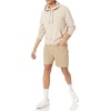 Amazon Essentials Men’s Straight-Fit 7″ Inseam Stretch 5-Pocket Shorts(Khaki)