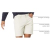 Amazon Essentials Men’s Straight-Fit 7″ Inseam Stretch 5-Pocket Shorts(Stone)
