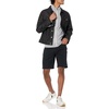 Amazon Essentials Men’s Straight-Fit 9″ Inseam Stretch Cotton Twill 5-Pocket Shorts(Black)