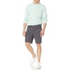 Amazon Essentials Men’s Straight-Fit 9″ Inseam Stretch Cotton Twill 5-Pocket Shorts(Dark Grey)