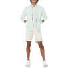 Amazon Essentials Men’s Straight-Fit 9″ Inseam Stretch Cotton Twill 5-Pocket Shorts(Stone)