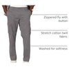 Amazon Essentials Men’s Straight-Fit Breathable Stretch Cargo Pants (Available in Big & Tall)(Dark Grey)