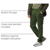 Amazon Essentials Men’s Straight-Fit Breathable Stretch Cargo Pants (Available in Big & Tall)(Dark Olive)