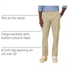 Amazon Essentials Men’s Straight-Fit Breathable Stretch Cargo Pants (Available in Big & Tall)(Khaki Brown)