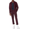 Amazon Essentials Men’s Straight-Fit Casual Stretch Chino Pant(Burgundy)