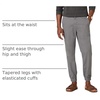 Amazon Essentials Men’s Straight-Fit Chino Jogger Pants with Elastic Waist and Pockets(Dark Grey)
