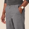 Amazon Essentials Men’s Straight-Fit Chino Jogger Pants with Elastic Waist and Pockets(Dark Grey)