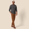 Amazon Essentials Men’s Straight-Fit Chino Jogger Pants with Elastic Waist and Pockets(Dark Khaki Brown)