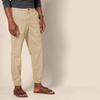 Amazon Essentials Men’s Straight-Fit Chino Jogger Pants with Elastic Waist and Pockets(Khaki Brown)