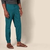 Amazon Essentials Men’s Straight-Fit Chino Jogger Pants with Elastic Waist and Pockets(Washed Teal Green)